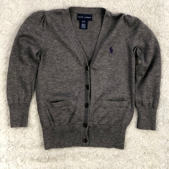 SOLD! Ralph Lauren Grandpa Cardigan Sweater 3t - Picture 2 of 7